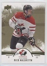 2016 Upper Deck Team Canada Juniors Men's Team Gold Beck Malenstyn #63 0d7y