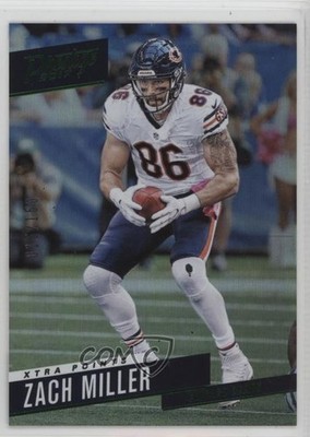 2017 Panini Prestige Xtra Points Green /150 Zach Miller #70 6h5