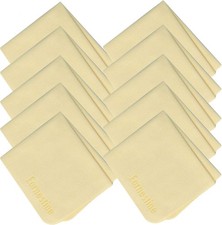 10 Pack 6" X 7" Premium Thick Microfiber Eyeglasses Cleaning Cloth for Glasses,s