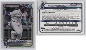 2021 Bowman Chrome Refractor /499 Taylor Trammell #61 Rookie RC