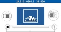 ATE 24.5101-0301.3 Bremsschlauch