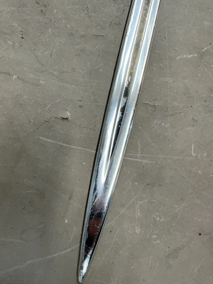 1964 Chevy Impala Front Fender Spear Belt Moldagem Guarnição Conversível Hardtop Wagon - Imagem 3 de 4