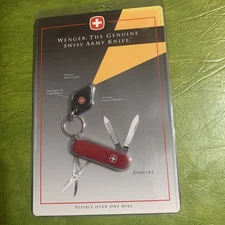 Wenger Esquire Genuine Swiss Army Knife New Old Stock Switzerland Gift Set Light