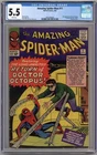 AMAZING SPIDER-MAN #11 CGC 5.5 WHITE PAGES MARVEL COMICS 1964