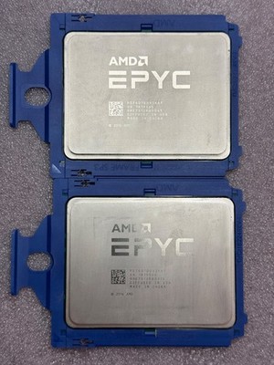 (2) AMD EPYC 7601 Socket SP3 CPU Server Processor 32-Core 64-Thread 2.2GHz 180W