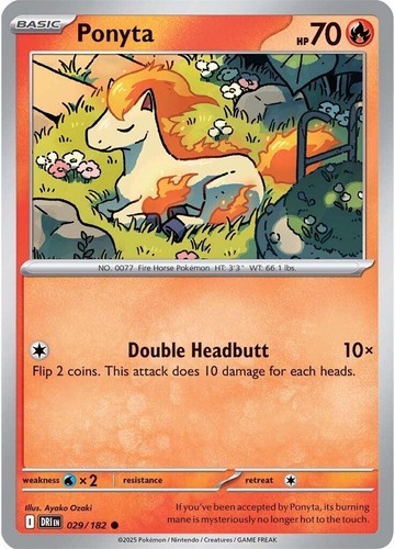 Ponyta 29/182 Pokemon SV: Destined Rivals | eBay