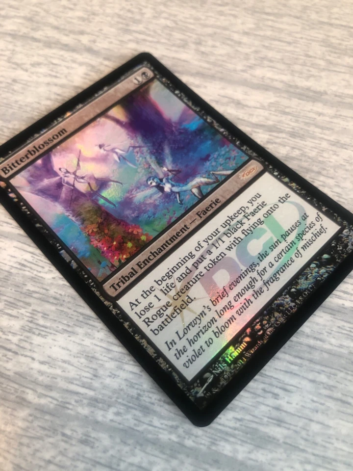 MTG Judge FOIL Single Bitterblossom - NEAR MINT (NM) FREE SHIPPING - Image 2 of 4