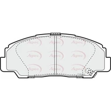 Apec Brake Pads PAD873 - Engineered for Performance to Match OE Quality