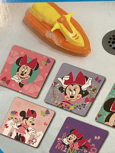 Disney Minnie Mouse Bathtub Anti-Slip Safety Tub Treads 5PK NEW - Picture 12 of 12