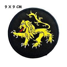 Lion Of Judah Christian Embroidered Iron On Sew On Biker Vest Patch Badge N-179