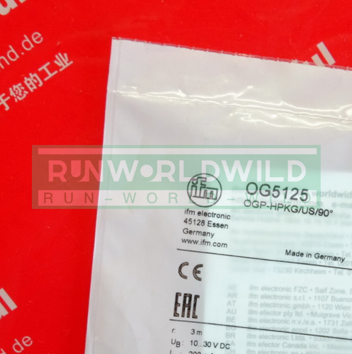 1 PIEZA NUEVO PARA IFM Interruptor Fotoeléctrico Sensor OG5125 - Imagen 1 de 4