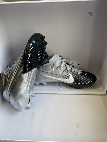NWT [7] Nike Vapor Edge Elite 360 2 Football Cleats Silver /Black DA5457-003 - Picture 2 of 8