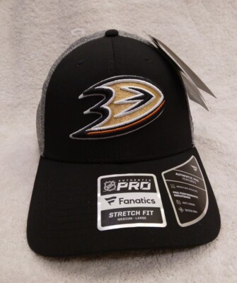 ANAHEIM DUCKS NHL Fanatics Authentic Pro STRETCH FLEX FIT Medium/Large M/L NWT!