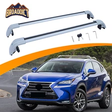 Lockabl Roof Cross Bars For 2015-2021 Lexus Nx 200t 300 300h Cargo Racks