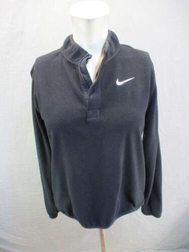 Nike Size XL 18-20 Boy Black Athletic 1/2 Zip Fleece Pullover Sweatshirt 7OR964 - Picture 1 of 9