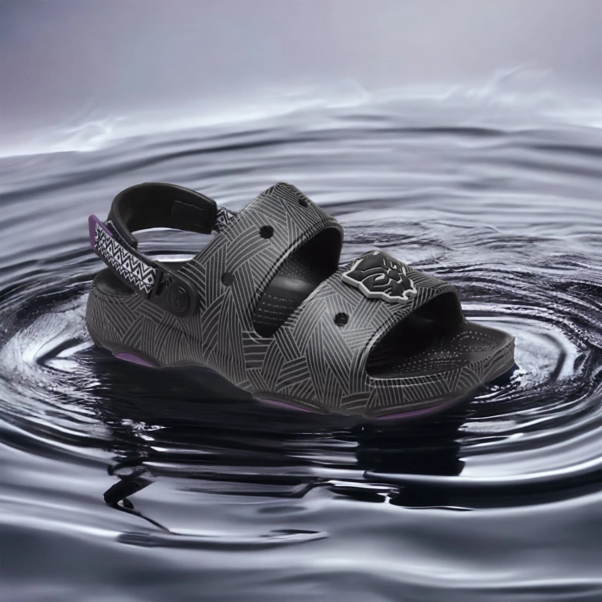 Black sales panther sandals