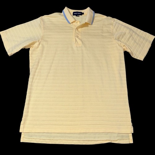 Ralph Lauren Polo Golf Shirt Mens Large Yellow Short Sleeve Casual
