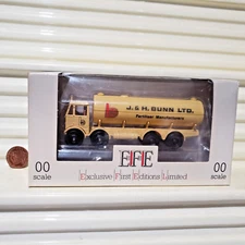 EFE EXCLUSIVE First Editions J+H BUNN FERTILISER 1/76 AEC Mammoth Tanker Truck