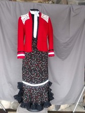 Victorian Dress Womens Edwardian Costume Civil War Reenactment Walking Suit