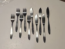 Vintage Set 10 pcs WMF Germany Fish Cutlery Fischbestecke Besteck Knives Forks
