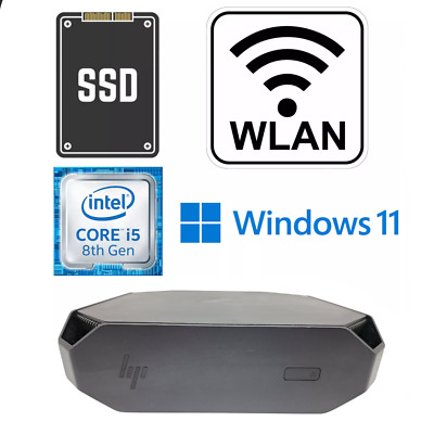 HP Z2 Mini G4 Intel i5-8500T 8/16/32GB 256/500GB NVME SSD WLAN WIFI Mini PC USFF