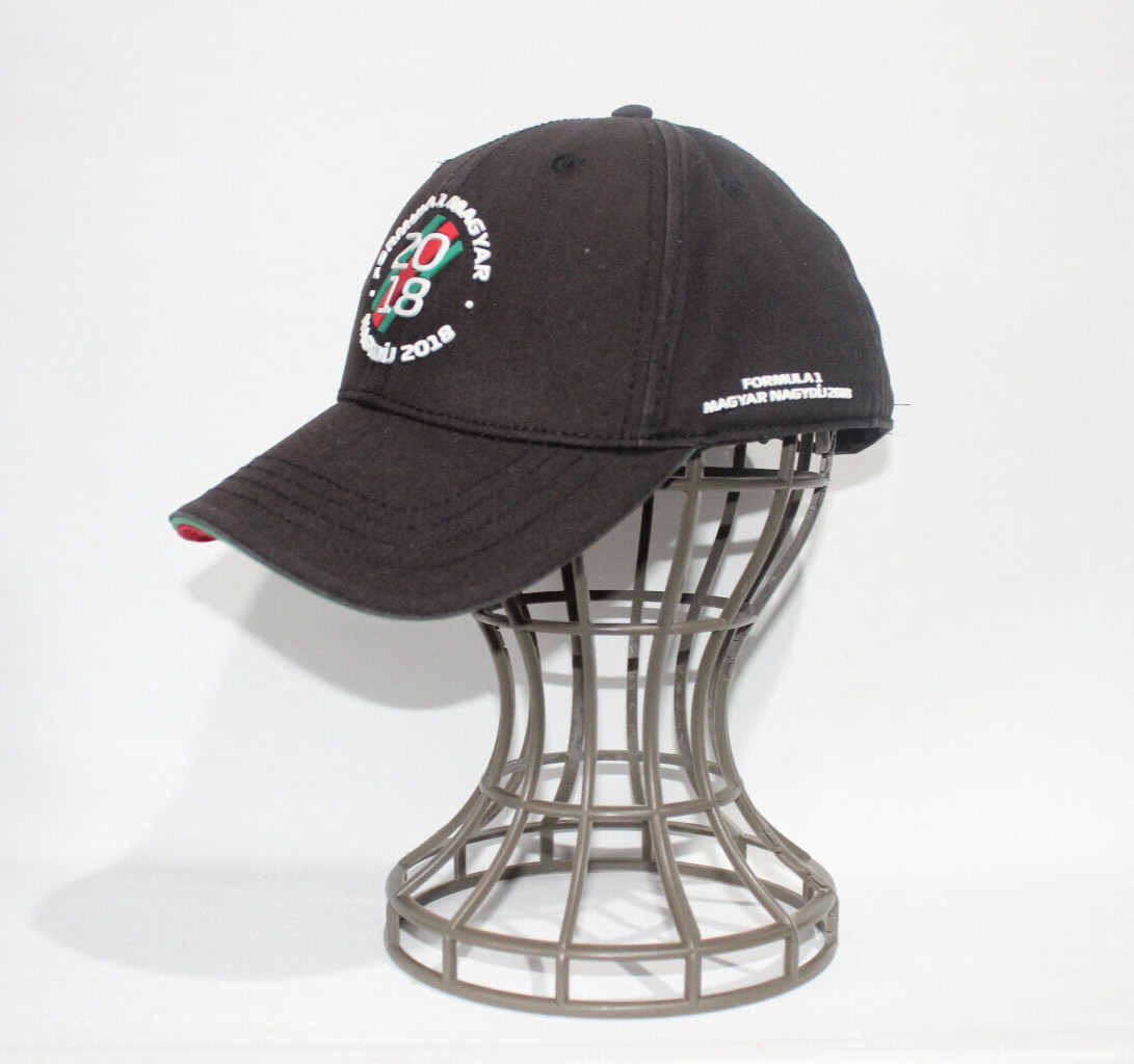 Formula Cap Hat One Size Black Hungarian Grand Prix 2018 Magyar