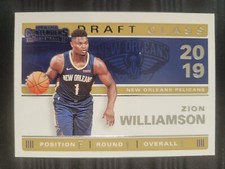 2019-20 CONTENDERS DRAFT CLASS ROOKIE #1 ZION WILLIAMSON NEW ORLEANS PELICANS