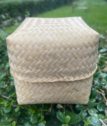 Vintage Thai Handicraft Cooker Bamboo Basket & Lid Steamer Sticky Rice Dim Sum - Picture 36 of 84