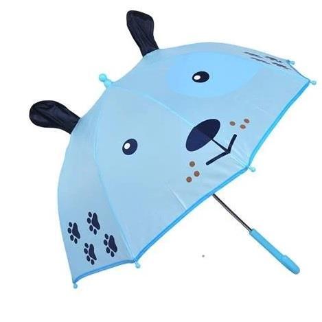 Toddler Little Boys Laura Ashley PUPPY DOG 17 inch Umbrella Ears Blue NWT