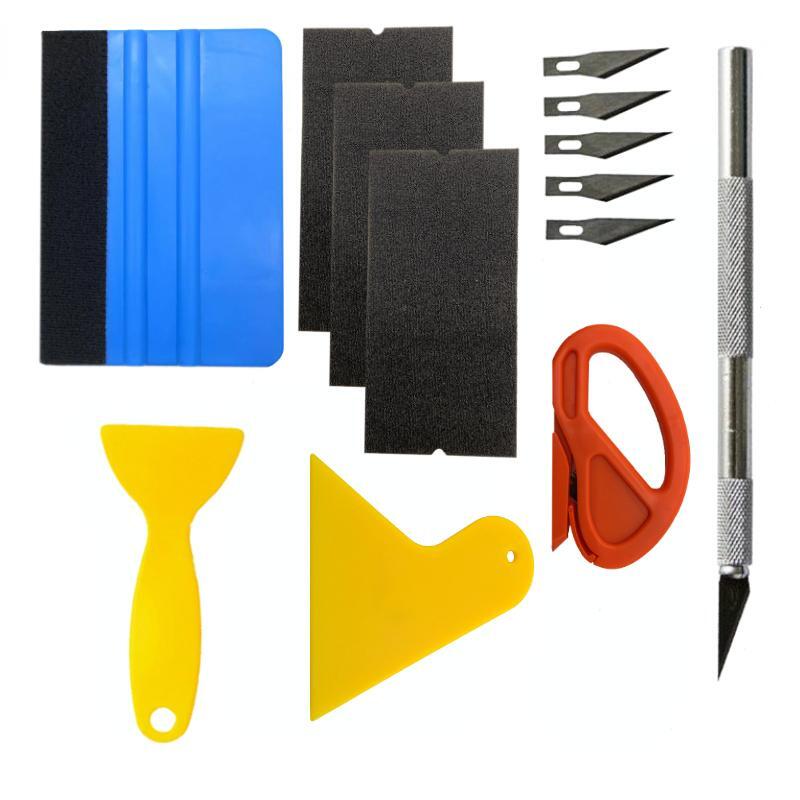 Car Wrapping Tools Kit - Squeegee Scraper Cutter Knife for Vinyl Wraps