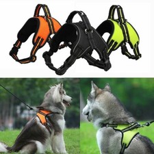Adjustable No Pull Dog Pet Harness Control Vest Dogs Reflective S M Large XL XXL