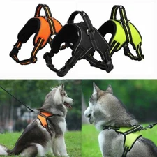 Adjustable No Pull Dog Pet Harness Control Vest Dogs Reflective S M Large XL XXL