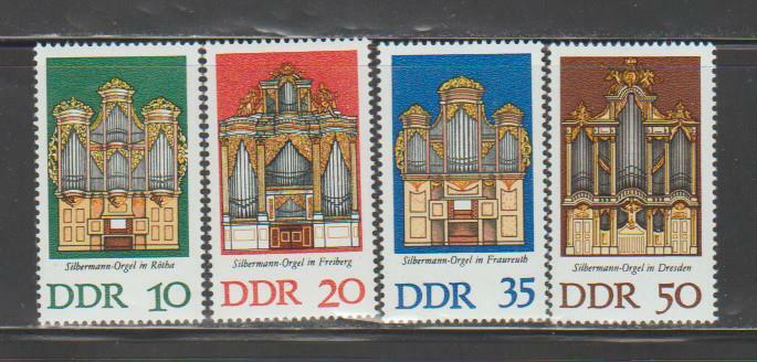 DDR EAST GERMANY 1976 SILBERMANN ORGANS MNH - DDR204 | eBay