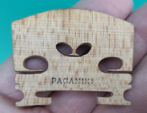 Paganini Violin Bridge UNUSED made in Germany Vintage 37.5mm Tall