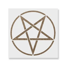 Pentacle Stencil - Durable & Reusable Mylar Stencils