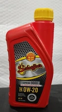 SCHAEFFER'S SUPREME 9000 FULL SYNTHETIC GASOLINE ENGINE OIL 0W-20 ~ 1QT.