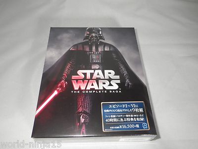 Star Wars The Complete Saga Blu-ray 9-Disc Boxed Set Episodes I-VI