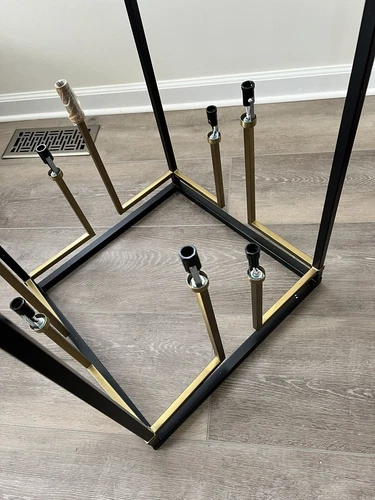 Minka Lavery Union Estates 8 Light Pendant-Coal And Soft Brass - Picture 3 of 5