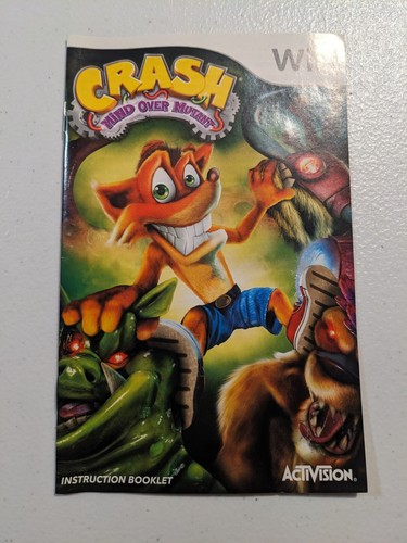 Crash Mind Over Mutant (Nintendo Wii, 2008) CIB - Tested - Picture 6 of 7