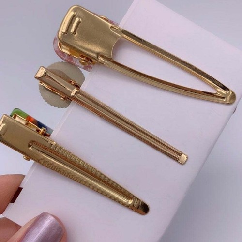 Pretty Women Hair Clips Cute Hair Cli Pin up Pearl Large Children Bobby Pin 3pcs - Picture 2 of 14