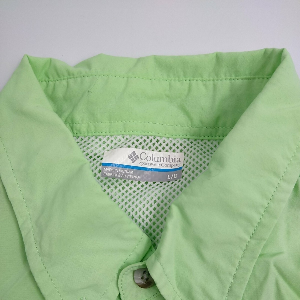 Columbia Sportswear PFG - Short Sleeve Button Up Shirt Lime