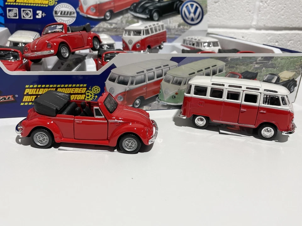 VW Splitty cámper o escarabajo convertible 1x juguete niños niños mamás papás regalo de cumpleaños Foto 2 de 4