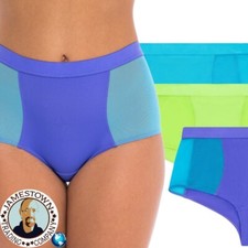 No Boundaries 3 Pk Mesh Madness Boyshort Panties Jr or Women's , Size S 3-5 