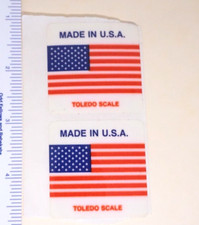 Coal Mining Sticker Made in USA Toledo Scale for the pair
