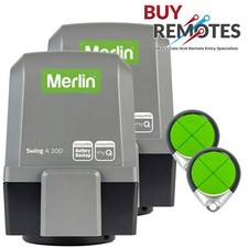 Merlin MGADK Swing A 200 Swinging Gate Motor Opener Kit Suit 2.5m / 150Kg Gates