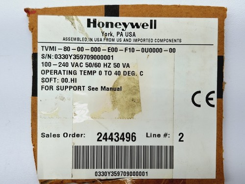 Grabadora electrónica Honeywell TVMI-80-00-000-E00-F10-0U0000-00 100–240VAC 50VA - Imagen 4 de 14