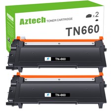 2PK TN660 Toner Cartridge Fit for Brother TN630 HL-L2360DW L2380DW MFC-L2707DW