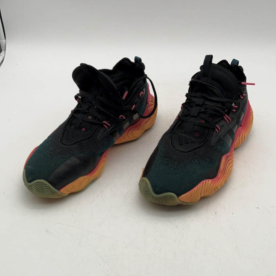 Adidas Mens Basketball Shoes IE9303 Trae Young 3 Lace Up Multicolor