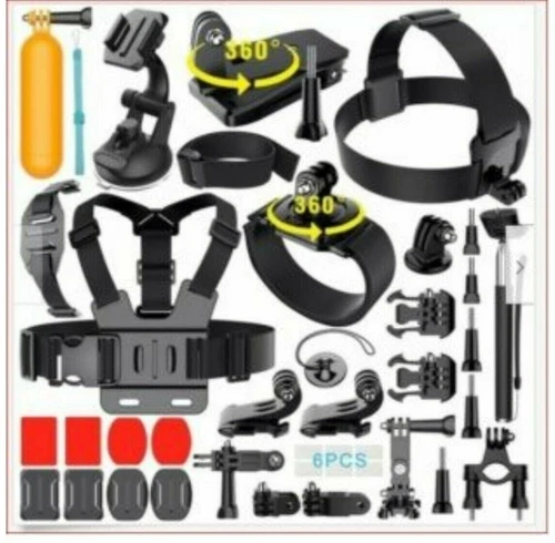 GoPro HERO  Action Camera Accessories GoPro Hero 12, 11, 10 9,8,7,6,5 (50 in 1)