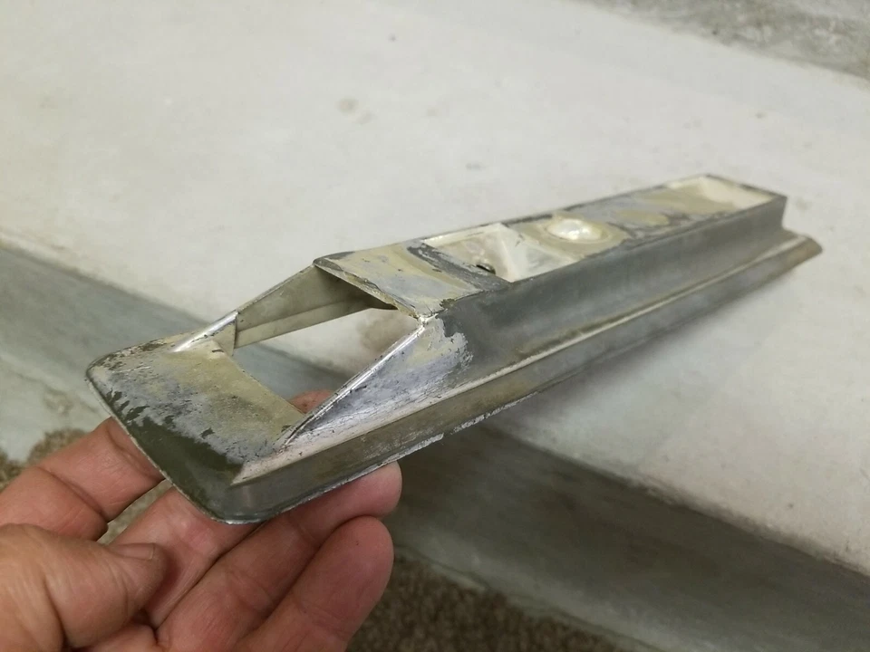 1968 1969 1970 DODGE CORONET PLYMOUTH ROADRUNNER FRONT CHROME ARM REST BASE - Image 2 of 4